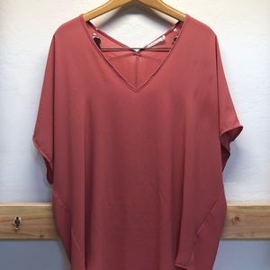 Lush blush colored blouse